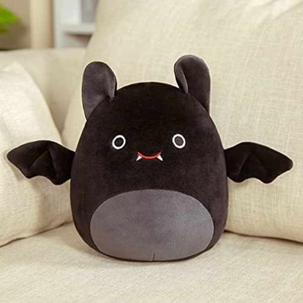 Fladdermusleksak 12 tum squishmallows stora djur plyschdocka, gosedjur, (svart, 30CM)