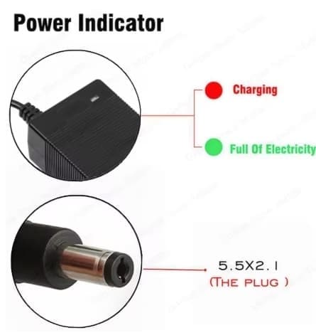 42V 2A Hurtiglader til batteri – Passer til el-scooter og elcykel
