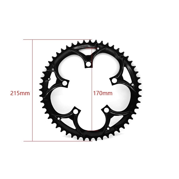 For Tongsheng TSDZ2 TSDZ-2B Mid Drive Motor 52T Kædehjul Kæde Ring Hjul til Elektrisk Cykel Cykel