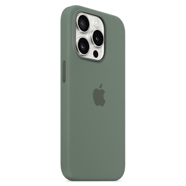 Silicone Case for iPhone 15 Pro, MagSafe Compatible G Green iPhone 15 Pro