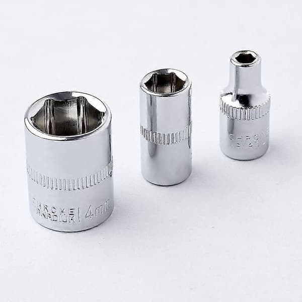 46 kpl kromivanadiini 1/4 \"hylsyavainsarja autosarja tee-se-itse
