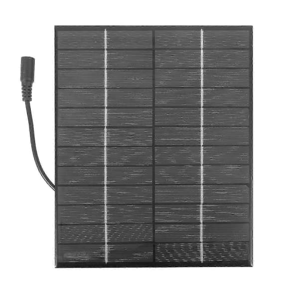 12V 5.2W Mini solcellepanel for utendørs lading polykrystallinske solceller