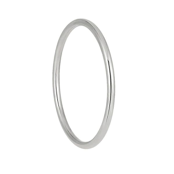Niche Minimalistisk Solid Glat Enkel Armring til Kvinder - Stilfuld og Eksklusiv Steel 60mm