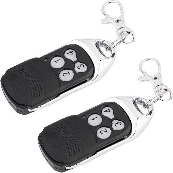 Crawford EA433 2KS/4KS Handsändare - 2-pack - 433.92MHz Scroll Code Fjärrkontroll