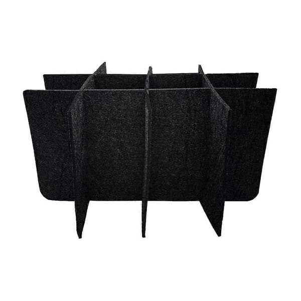 Vintaske 12 flasker Bæretaske Køletaske - Sort Black One Size