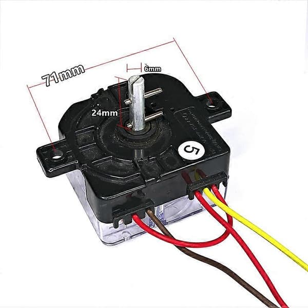 DXT15 Semi-automatisk dobbelt-kar vaskemaskine timer 3-leder 15-minutters vasketimer