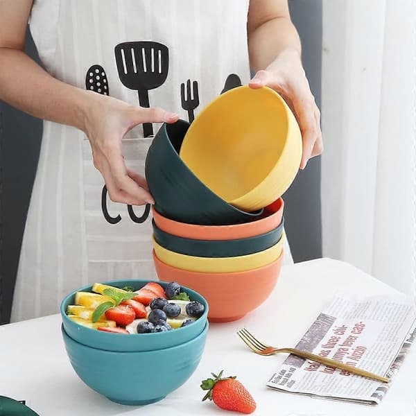 Plast Müsliskåler 8-pakning, Lette Skåler
