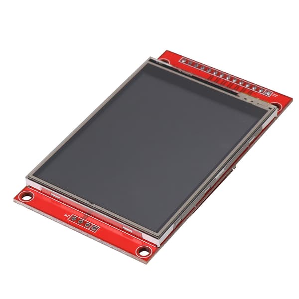 LCD Touch Panel 240 x 320 2,8 tommer SPI TFT seriel portmodul med PBC ILI9341 rød