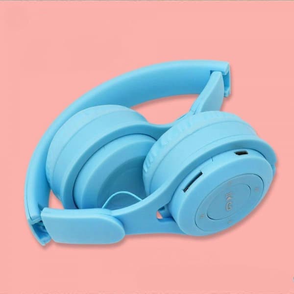 Macaron headset bluetooth headset foldbar mini bærbar sports bluetooth headset spil headset