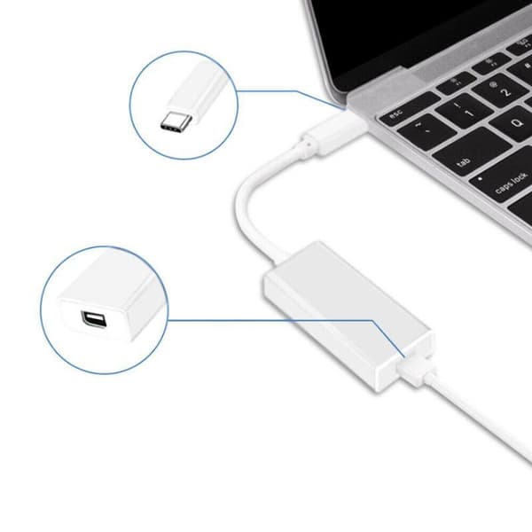 Thunderbolt 3 (USB-C) till Thunderbolt 2-adapter