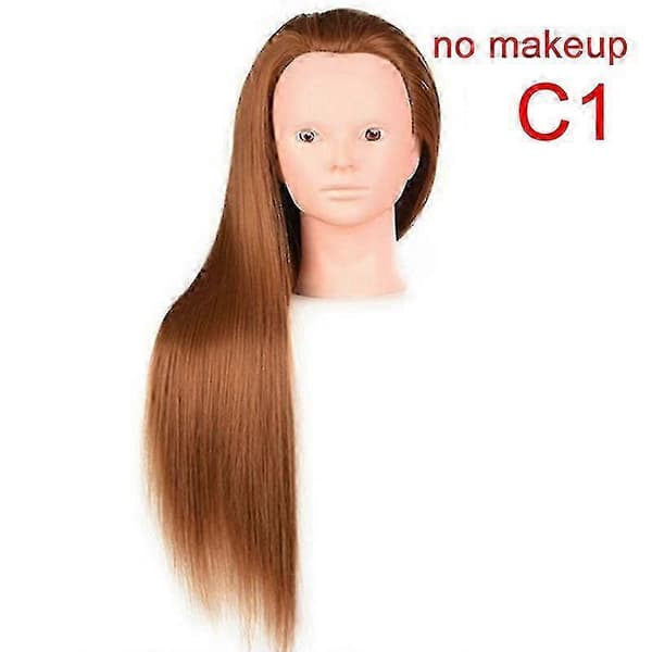 Mannequin Hode for Hårstyling og Farge Trening Praksis C no makeup