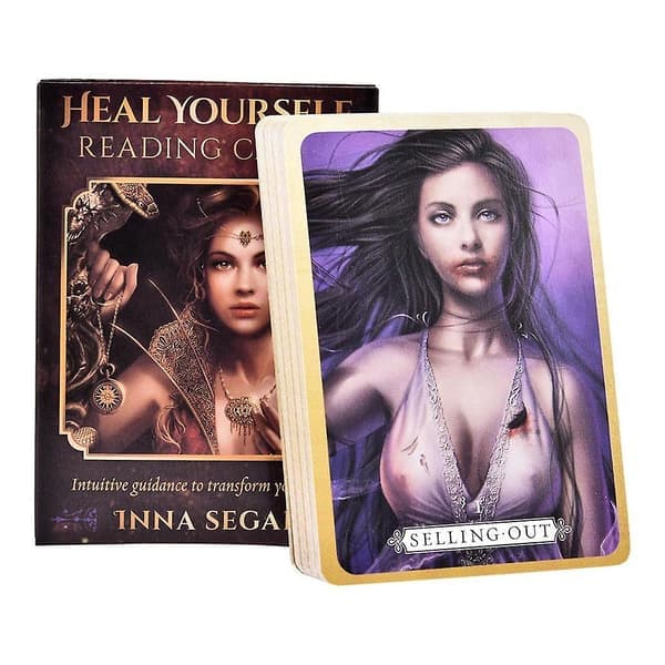 Premium Heal Yourself Læsekort - 36-korts Tarotkort til orakelspil