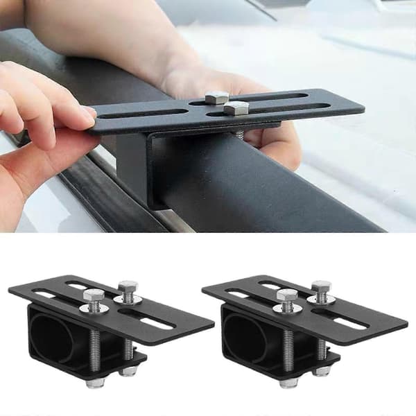 2 stk LED-lysstangbrakett Lysstangbrakett Universal tåkelys modifikasjon arbeidslampeholder