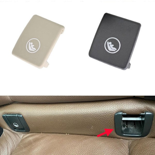 Auton takaistuimen koukku ISOFIX-suoja turvaistuin Volvo V60 V90 XC40 XC60 S60 S90 auton takaistuimen koukku musta