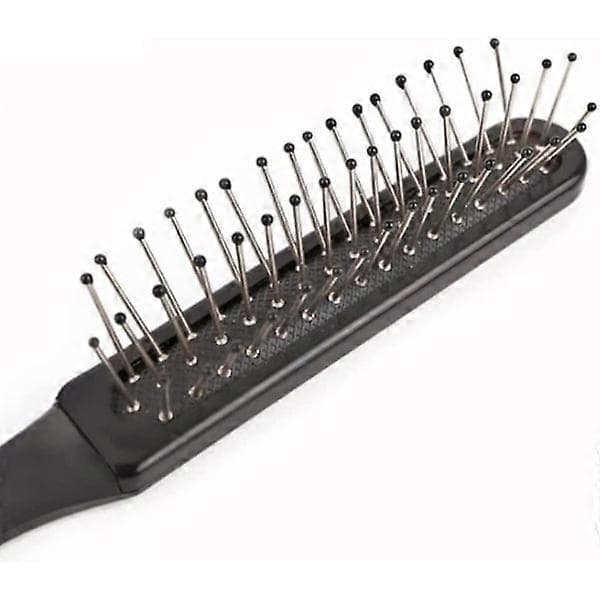 Dette settet inkluderer hårextension-kammer i rustfritt stål med brede tenner, egnet for styling av hårextensions, føning, krølling og for å gi volum.