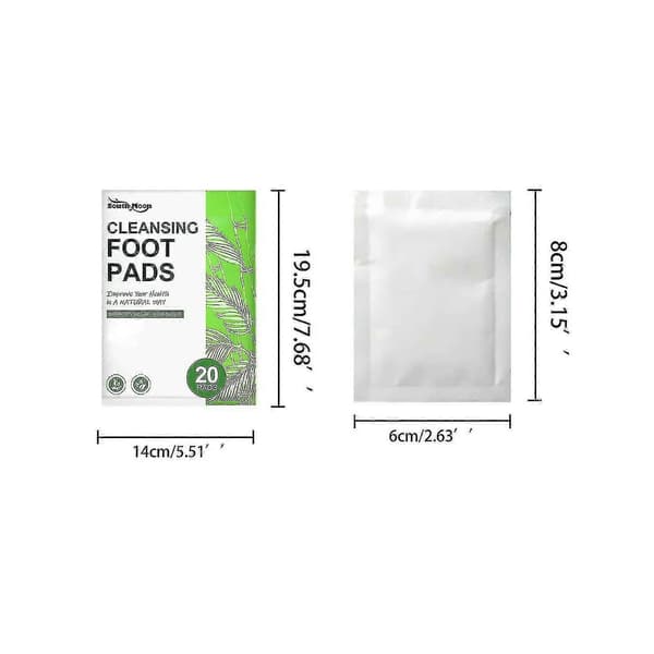 30 stk. Detox fotputer, avgiftende, lindrer giftstoffer, dyprensende urtepute