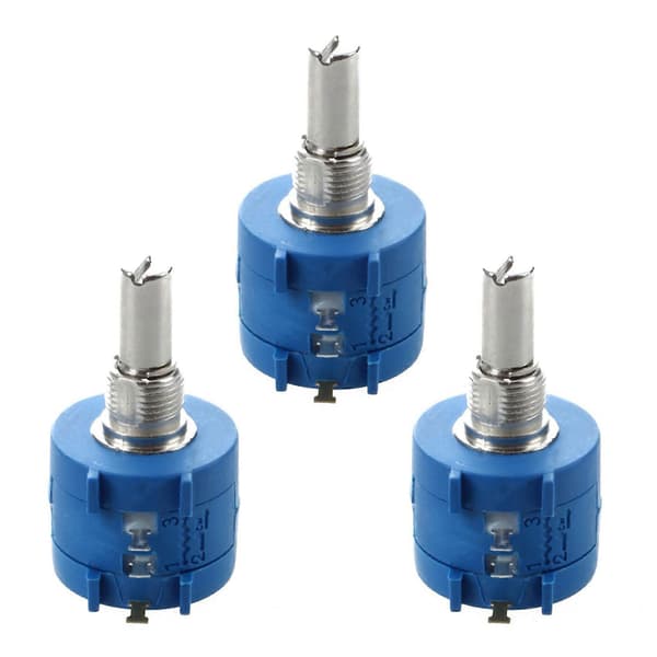 3X 3590S-2-103L 10K Ohm 10-drejnings roterende trådviklet præcisionspotentiometer