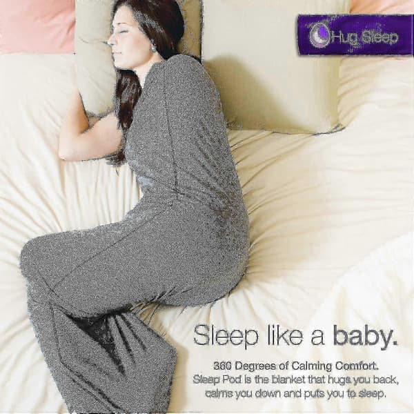 Hug Sleep, Sleep Pod Move Filt för män, kvinnor, tonåringar och barn L