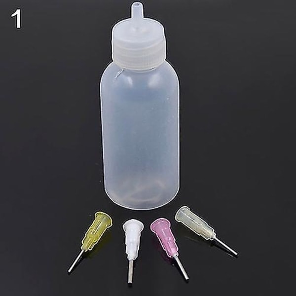 Henna Tattoo Applikator Pressflaska i Plast med Detaljerad Set 1