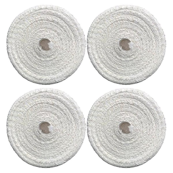 4 stk. Kødkødsrulle Bomuldssok Elastisk Kødkøds Pølse Net White 100X10cm