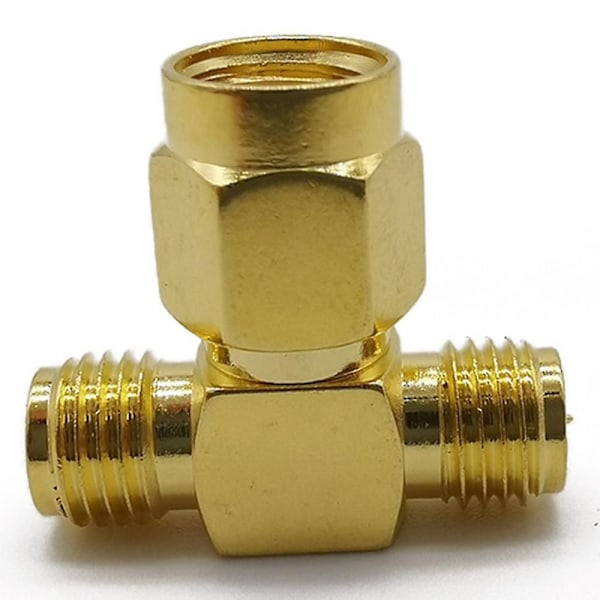 15 kpl Type Rf Antenniadapterisetti Sma-liittimellä Sma Uros Naaras Muunnin Wifi-antennin Jatkeeksi C gold