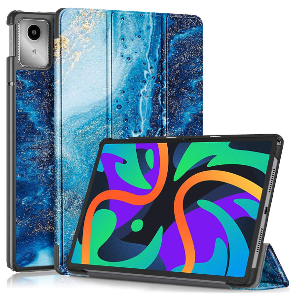 För Lenovo Tab M11 (Xiaoxin Pad 11 2024) Trifold Stand Cover Mönster Auto Sleep Wake Tablet Case Multicolor Style A Lenovo Tab M11 (Xiaoxi