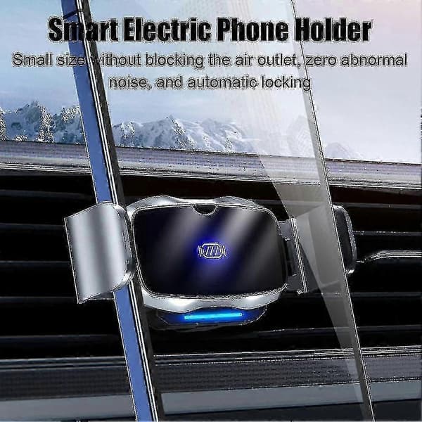 Magic Clip D7 Bil Elektrisk Mobiltelefonholder, Egnet For Ulike Modeller Black