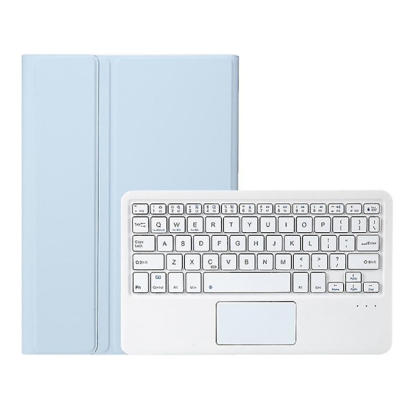 Näppäimistö + Kotelo Samsung Galaxy Tab S6 Lite -laitteelle White Ice