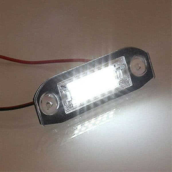 Par LED-nummerpladelygter til Volvo C70 S40 S60 S80 V50 V60 V70 Xc60 Xc70 Xc90