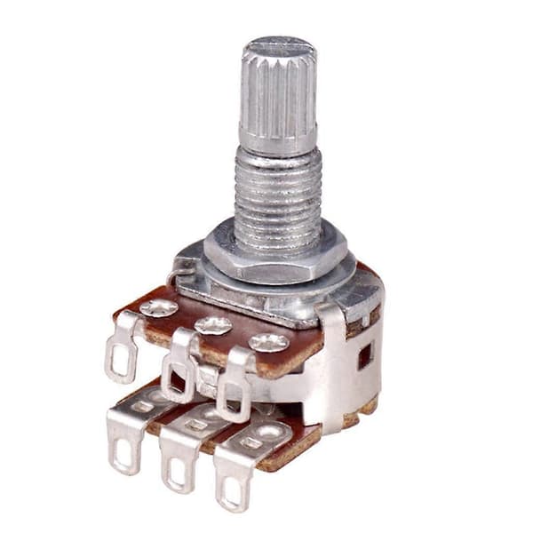 2-3-pack gitarrpotentiometer 18 mm axel ljudpotar för elgitarrbas 2 Pcs