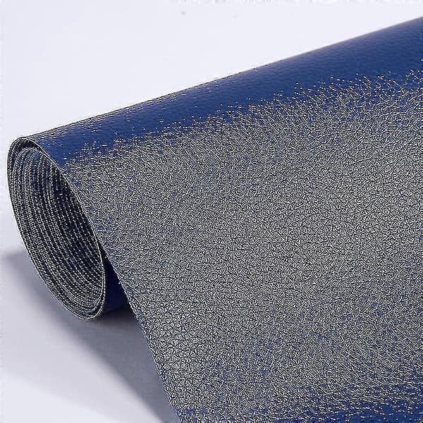 Læderreparationslap selvklæbende til sofa- og møbelridser Royal blue 138cm*100cm