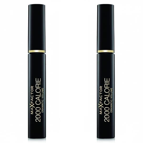 2-pakkaus Max Factor Calorie Mascara 2000 Musta 9ml Svart black