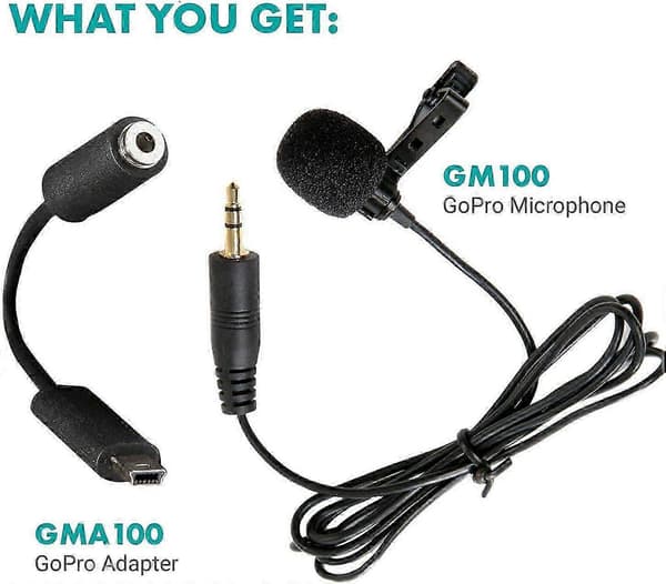 2025 Seneste Model 100 Clip-on Lavalier Mikrofon Kompatibel Med Gopro
