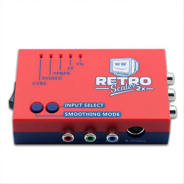 For RetroScaler2x AV til HD-omformer Line-Doubler for retro spillkonsoller PS2 N64 NES Dreamcast Satu