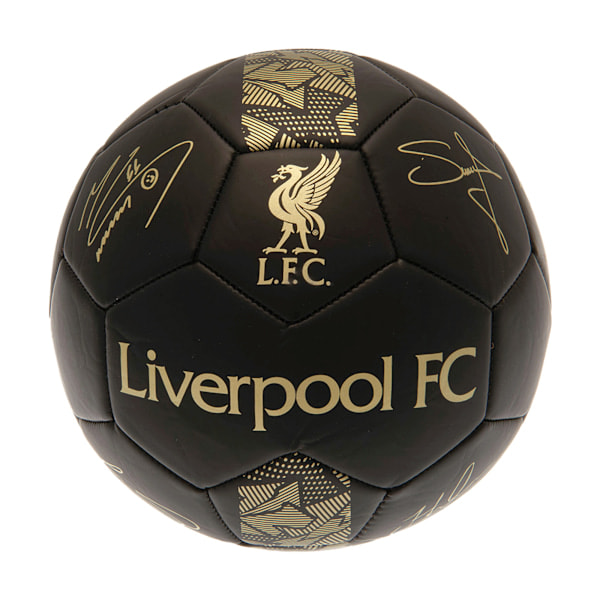 Liverpool FC Phantom Signature Fodbold 5 Sort/Guld