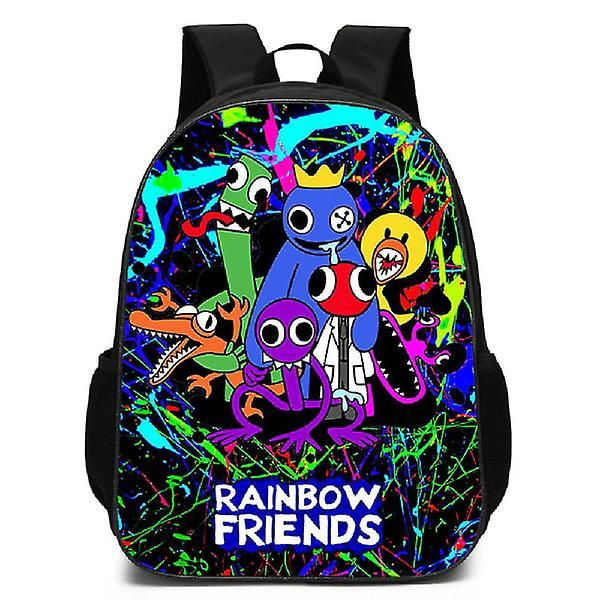 Rainbow Friends Ryggsäck Skolväska Reseryggsäck Presenter