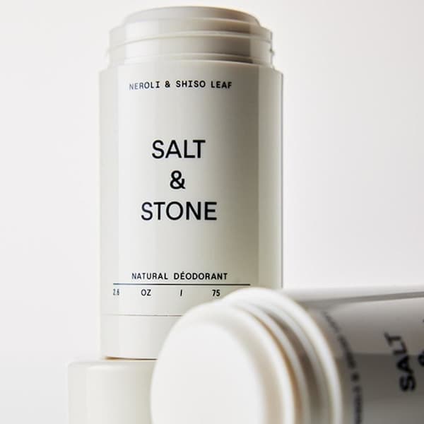 Salt # Stone Unisex Black Oud Ekstra Stærk Aluminiumfri Deodorant # V White 1pcs