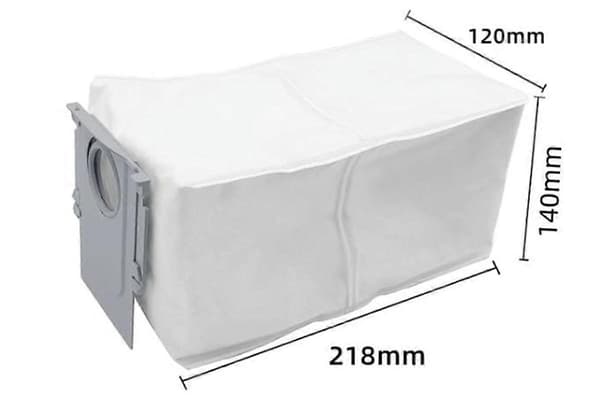 10 stk. støvsugerposer 3L stor kapasitet for Roborock White One Size