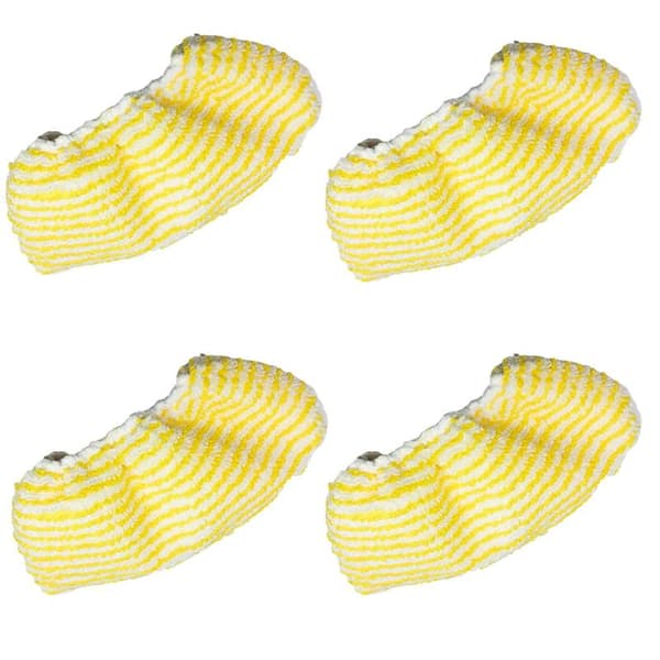 4 stk Mikrofiber Dampmopp Klut Refiller for Dampbytte for Spraymopp