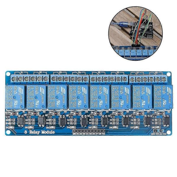 Kanal DC 5V relæmodul med optokobler