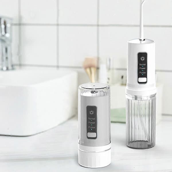 Sladdlös elektrisk munsköljare för tandrengöring White One Size