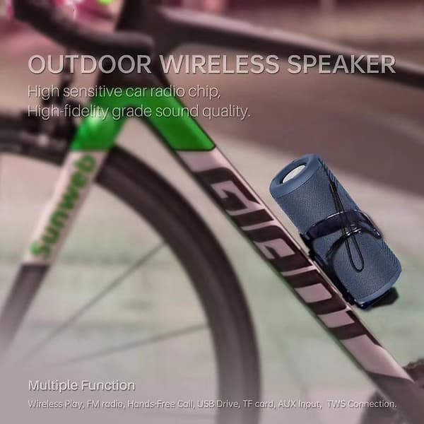 NR9019 TWS Bærbar Bluetooth-høyttaler Green