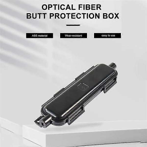 10 st optisk fiber skyddslåda droppkabel skyddslåda FTTH SC adaptertyp vattentät skydd Svart