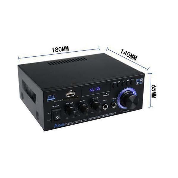 HiFi Digital Forstærker Bluetooth Forstærker 2.0 Bluetooth Surround Sound AMP Højttaler til Hjemmebil EU Stik