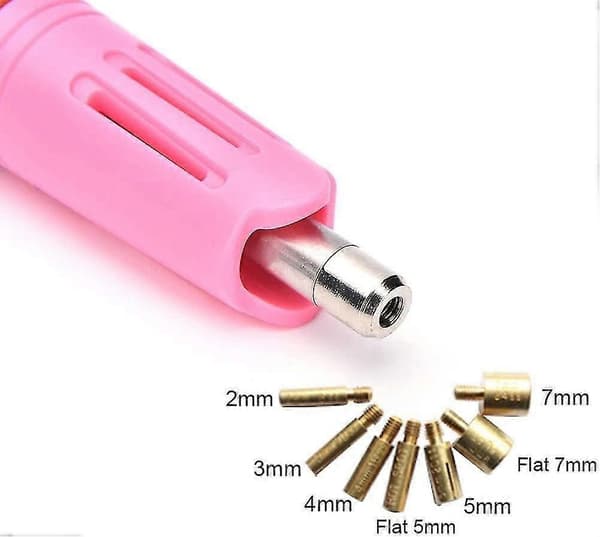 Hotfix Rhinestone Applicator Tool, strassapplikator värmeapplikatorstav, 7-i-1 Hot Fix Rhinestone Applicator Wand Setter Tool Kit med stöd