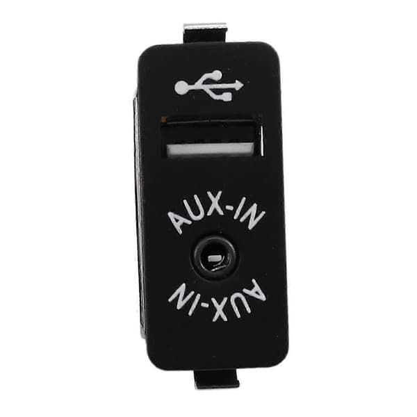 Aux-adapter i bil for E81 E87 E90 med USB-port nero