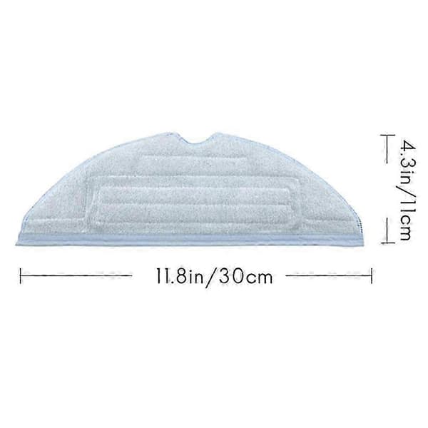 4-pack dammsugarmopdynor ersättning för Roborock T7s T7s Plus