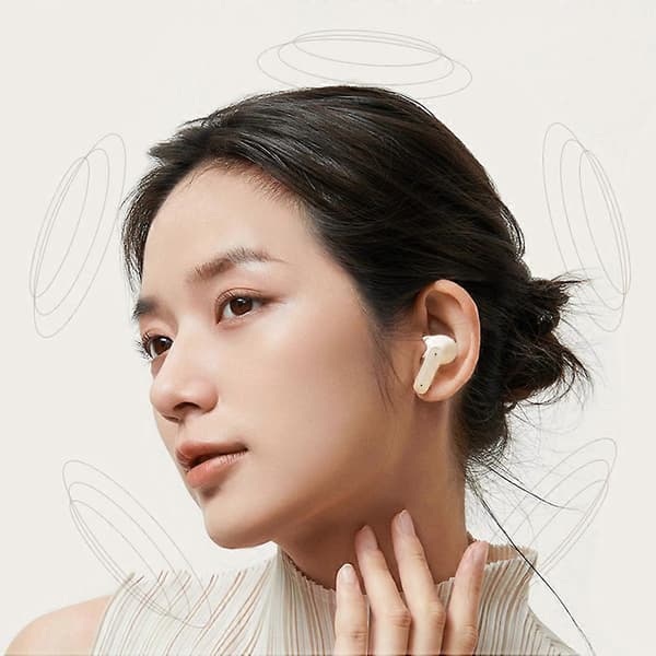 Trådløst Bluetooth-headset med højttalerkvalitet og støjreduktionsfunktion complexion