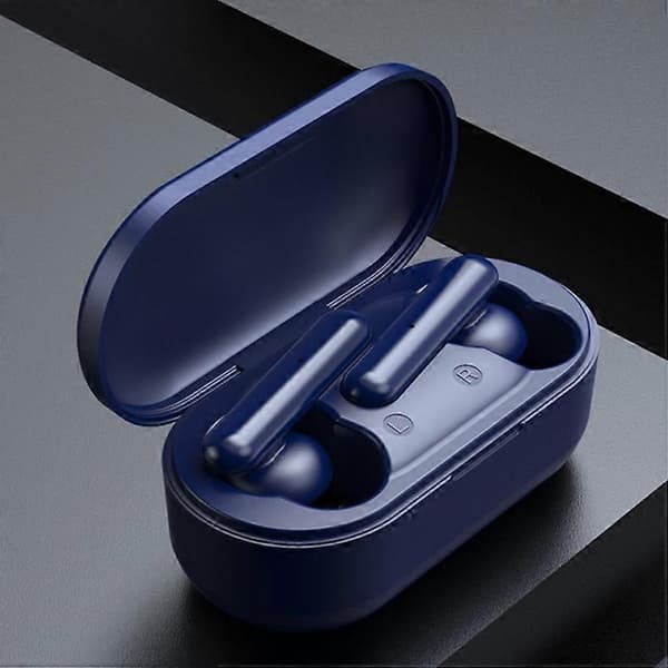 T10 Mini Touch Control Hifi TWS Trådløse Bluetooth Høretelefoner Med Mikrofon & Opladerboks (Sort) Blue