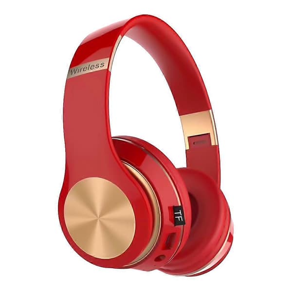 Bluetooth headset trådløs mobiltelefon musik løbe bas stereo headset Bluetooth headset Red
